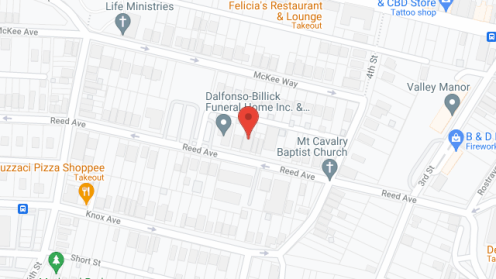 Map of the neighborhood around Hallsworth House II