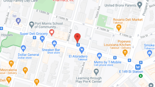 Map of the neighborhood around Maria Isabel Housing