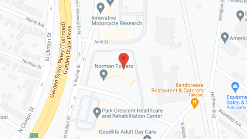 Map of the neighborhood around Norman Towers Management Co