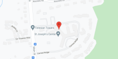 Teresian Towers and Carmel Ridge in google map
