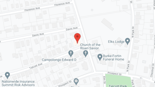 Map of the neighborhood around Char-Laine Manor