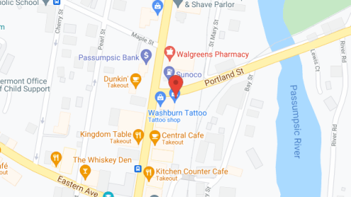 Map of the neighborhood around Darling Inn