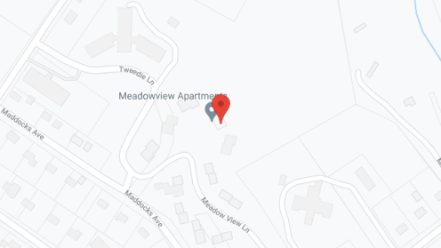 Map of the neighborhood around Meadowview