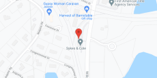 Barnstable County Retirement in google map