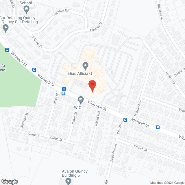 Quincy Heights at Quincy Hospital in google map