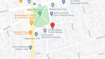 Natick Center Assoc in google map