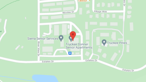 Map of the neighborhood around Truckee Donner Congregate Apts