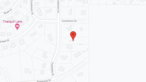 Map of the neighborhood around Yorkshire Manor