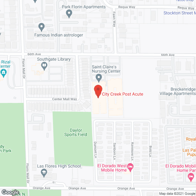 City Creek Post Acute in google map