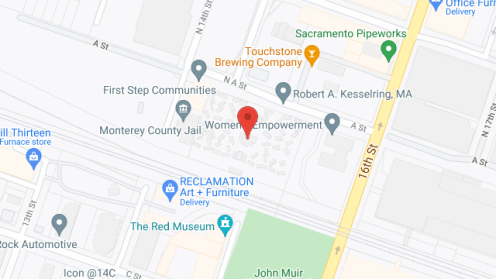 Map of the neighborhood around Quinn Cottages
