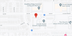 Lincoln Senior Citizens Apt in google map