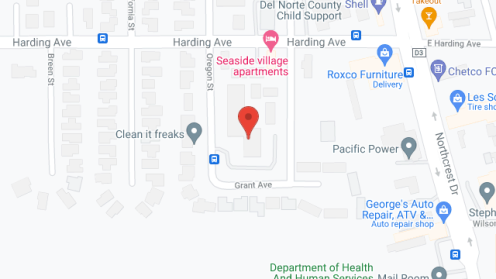 Map of the neighborhood around Crescent City Senior Apt