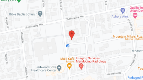 Map of the neighborhood around Rome's Care Home