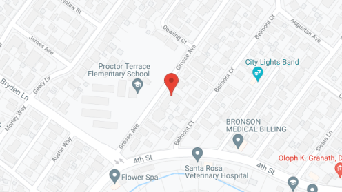 Map of the neighborhood around Tuscan Manor