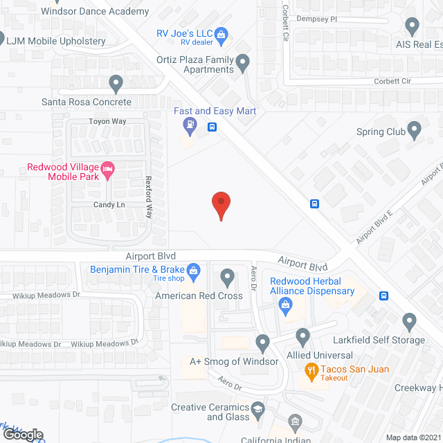 Windsor Retreat in google map