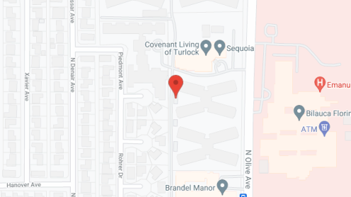Map of the neighborhood around Covenant Living of Turlock