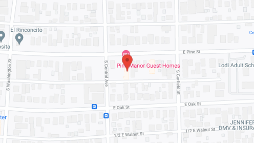 Map of the neighborhood around Pine Manor Guest Home