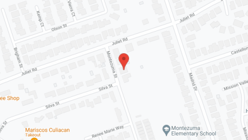 Map of the neighborhood around Eve's Estate II