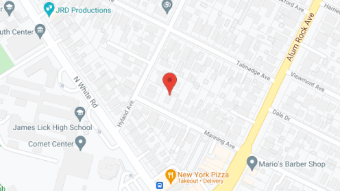 Map of the neighborhood around Manning Guest Home