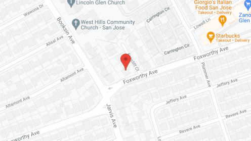 Map of the neighborhood around The Faircliff Home