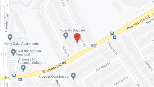 Map of the neighborhood around Blossomview II