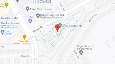 Arbor Apartnments in google map