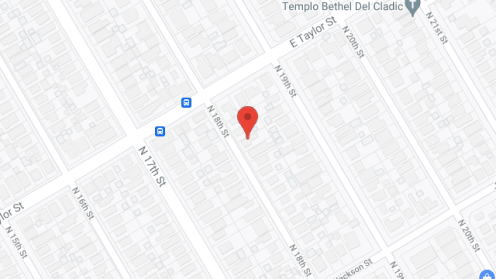 Map of the neighborhood around Casa Laurel