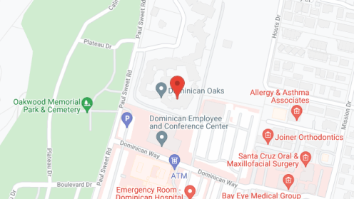 Map of the neighborhood around Dominican Oaks