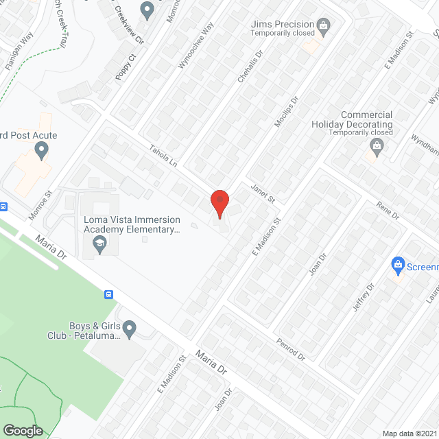 Our House in google map