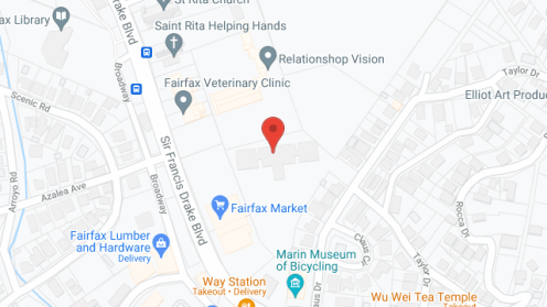 Map of the neighborhood around Bennett House