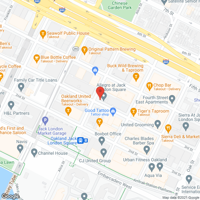 Dillard's Care Home in google map