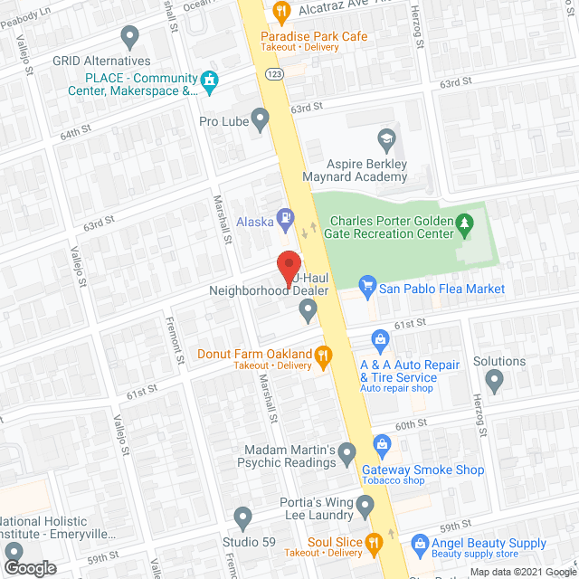 Roseville Residential Care Hm in google map