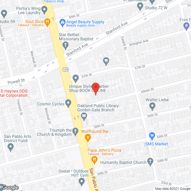 Live Oak Residential Care in google map