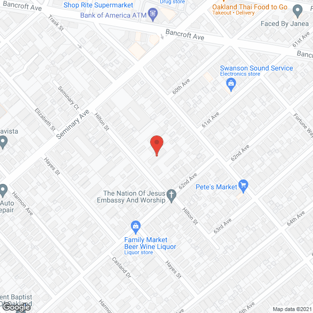 Hamilton's Residential Care in google map