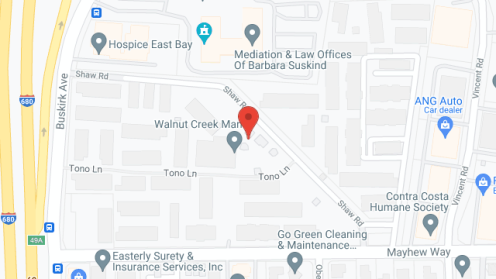 Map of the neighborhood around Walnut Creek Manor