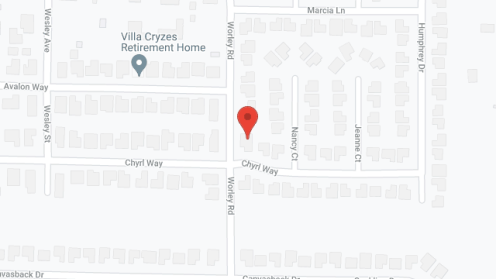 Map of the neighborhood around Franklin Wiley Care Home