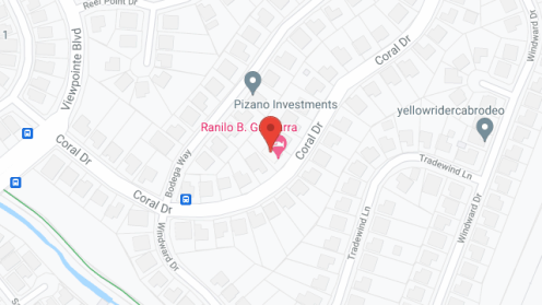 Map of the neighborhood around Villa Board and Care Home
