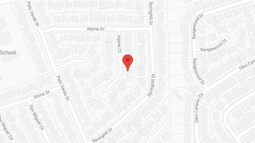 Map of the neighborhood around Alpine Home