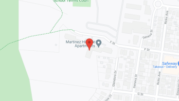 Martinez Hillside in google map