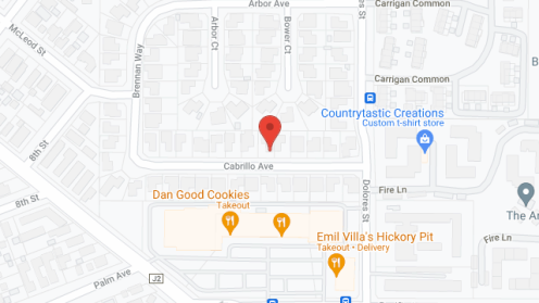Map of the neighborhood around Bella Vista Transitional Care Center