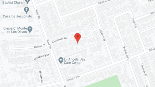 Map of the neighborhood around Cinnamon Residental Facillity