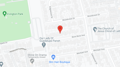 Map of the neighborhood around Ambassadors Residence Guest