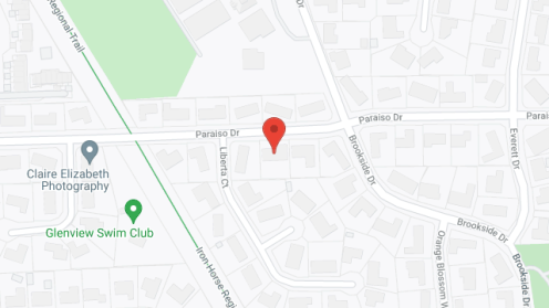 Map of the neighborhood around Danville Care Home