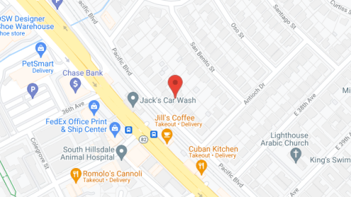 Map of the neighborhood around Pacific Care Home