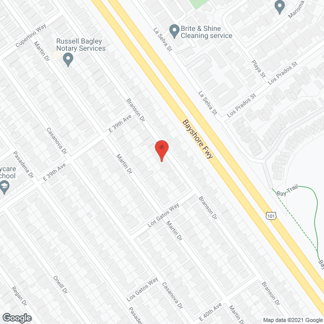 Branson House in google map