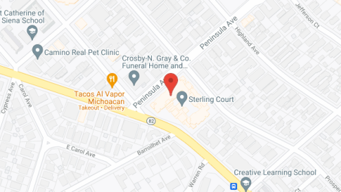 Map of the neighborhood around Sterling Court