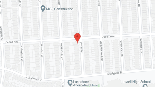 Map of the neighborhood around St. Francis Manor II