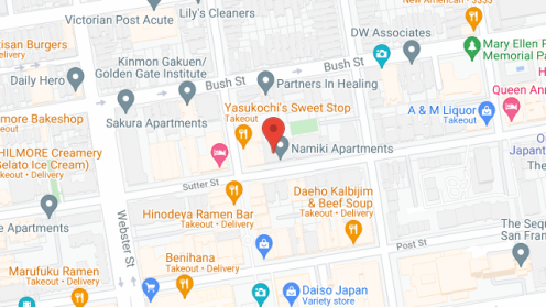 Map of the neighborhood around Namiki Apartments