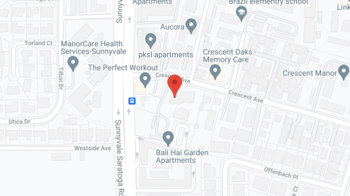 Map of the neighborhood around Crescent Terrace Apartments
