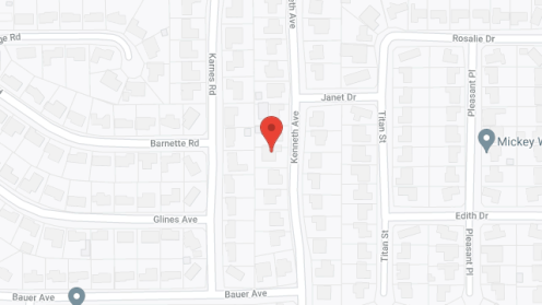 Map of the neighborhood around Villa Aurora Residence I